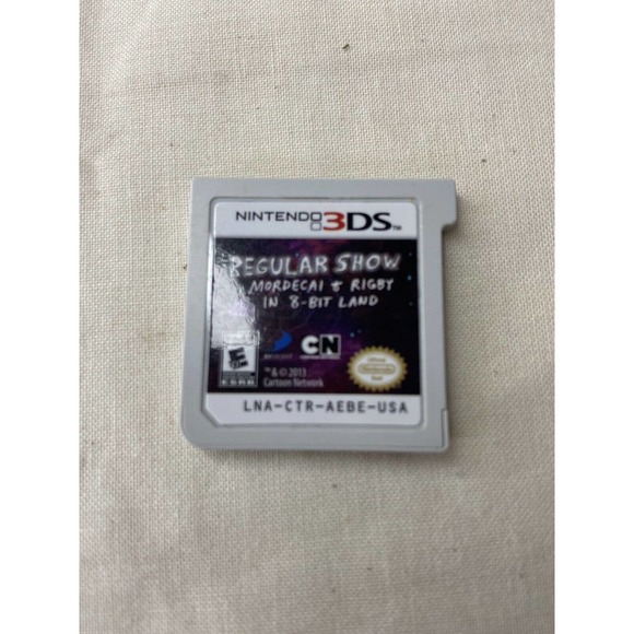 Nintendo 3DS - Regular Show: Mordecai & Rigby In 8-Bit Land - Fast Shipping - Picture 1 of 2